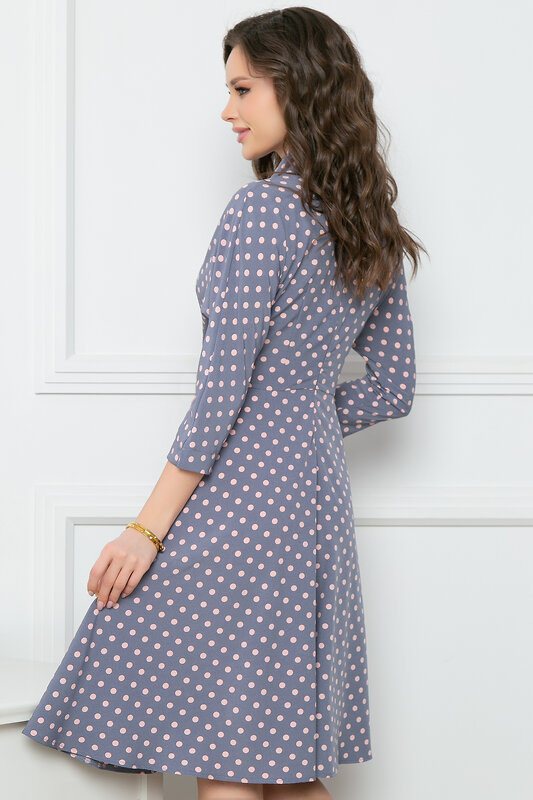 Bellovera Платье 292385 55П5101 серый, розовый