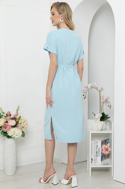LT Collection Платье 292411 П5536 голубой
