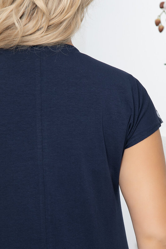 LT Collection Блуза 292433 Б5656 синий