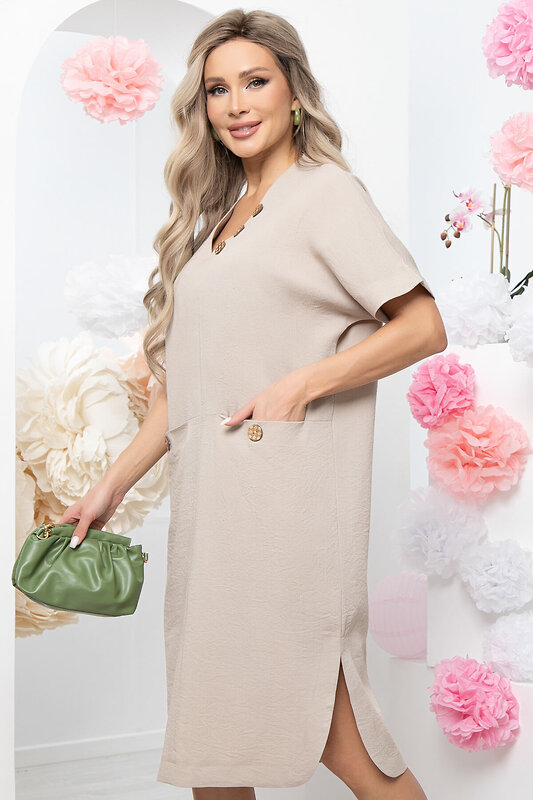 LT Collection Платье 292753 П5519 бежевый