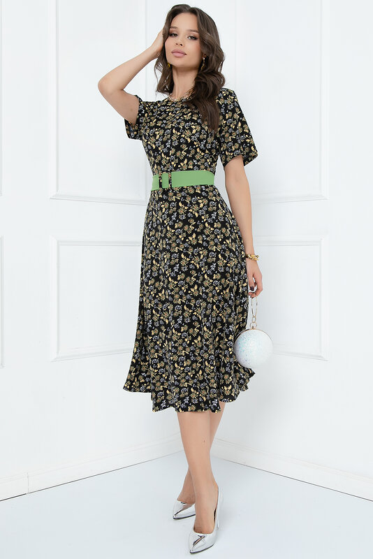 Bellovera Костюм 293556 8КС5129 чёрный, зелёный