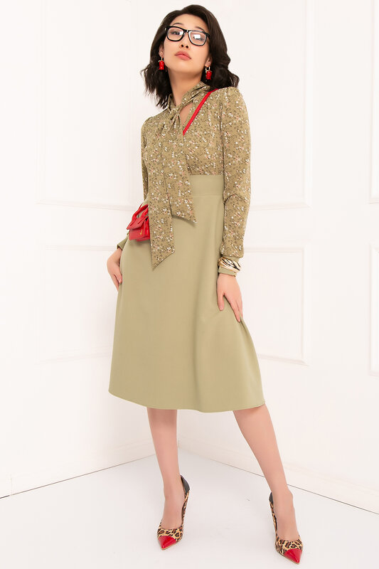 Bellovera Платье 293565 4П5130 хаки