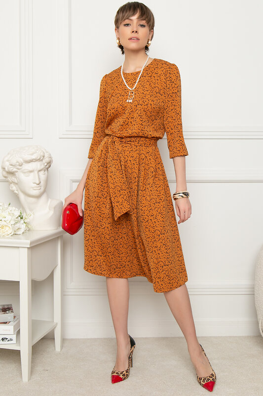 Bellovera Платье 293573 4П5116 терракот