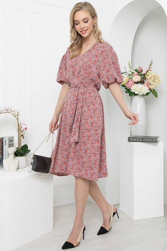 LT Collection Платье 293597 П5343 розовый