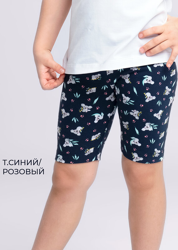 CLEVER Бриджи 293983 835512гн т.синий/розовый