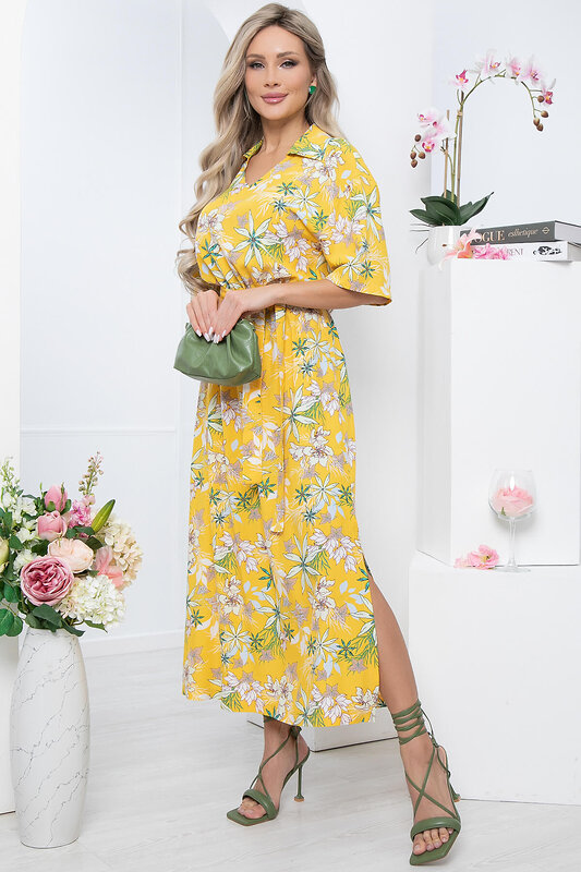 LT Collection Платье 294259 П5687 жёлтый