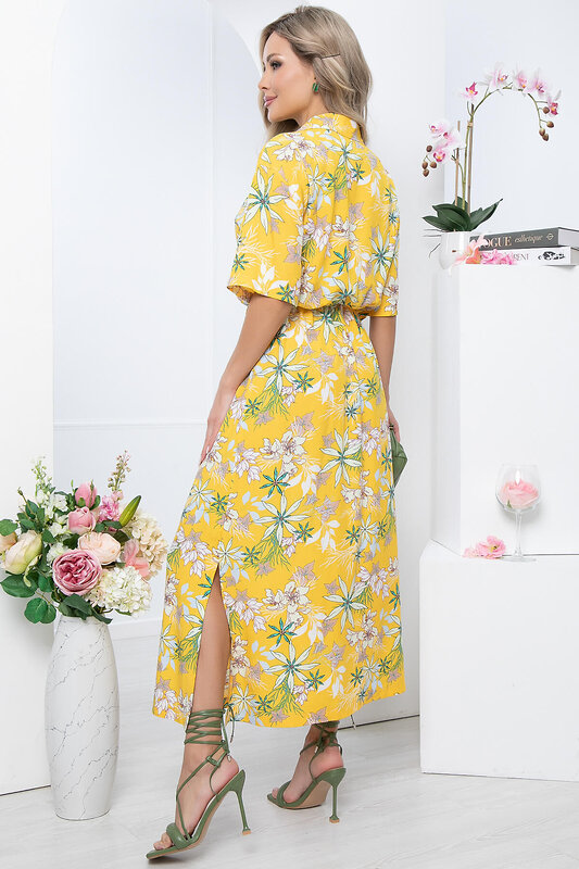 LT Collection Платье 294259 П5687 жёлтый