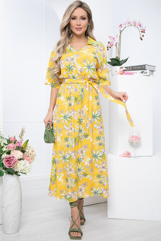 LT Collection Платье 294259 П5687 жёлтый