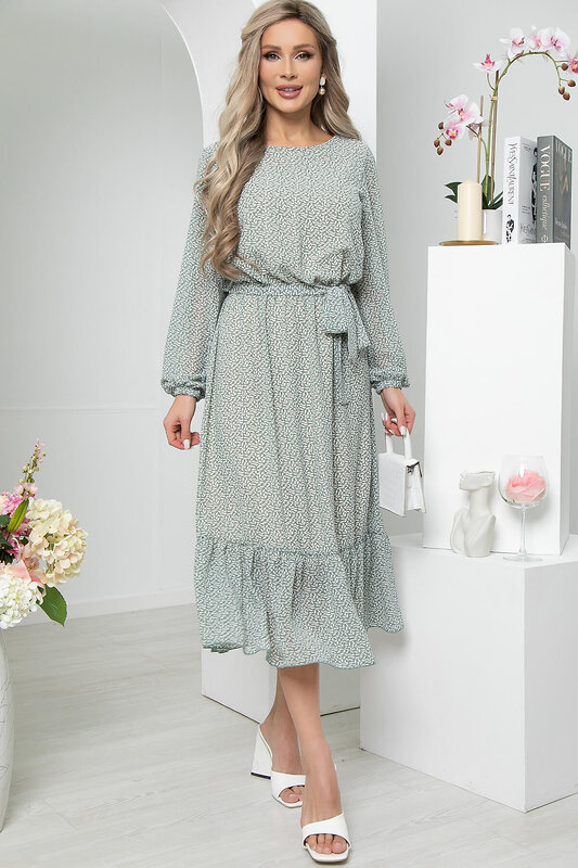 LT Collection Платье 296615 П5774 оливковый