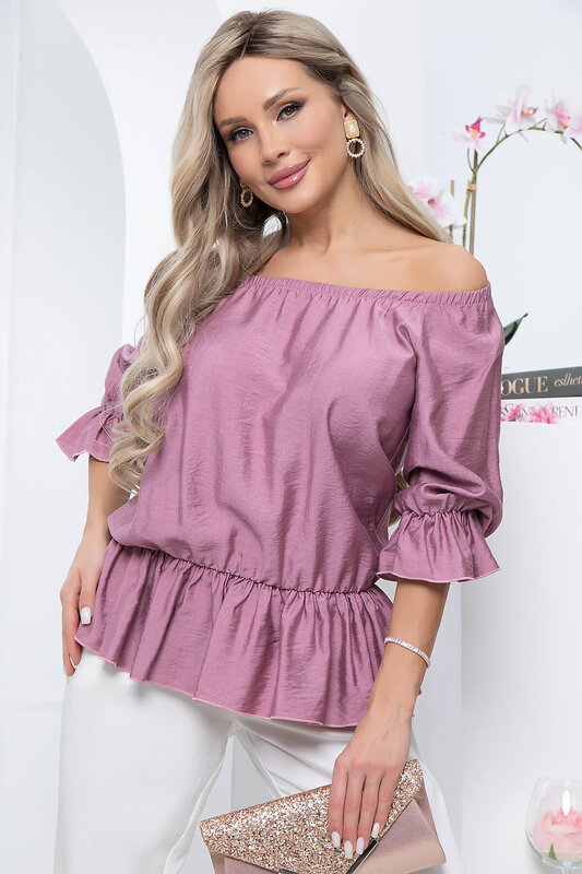 LT Collection Блуза 296624 Б5751 пыльно-розовый