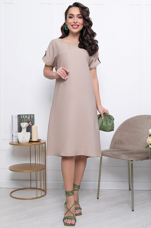 LT Collection Платье 297284 П5808 бежевый