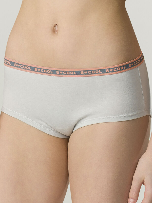 PELICAN Трусы 298296 GUHB4298(2) Персиковый/светло-серый