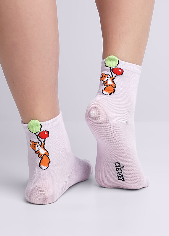 CLEVER Носки 300441 С13110 16-18,18-20 св.фиолетовый