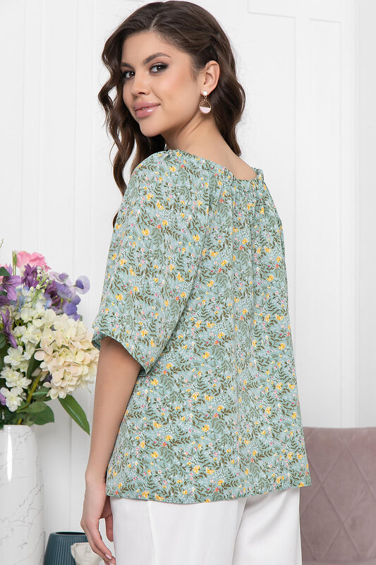 LT Collection Блуза 301517 Б5947 холодный зелёный