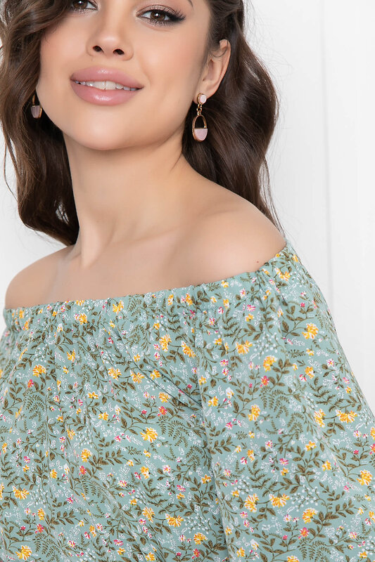 LT Collection Блуза 301517 Б5947 холодный зелёный