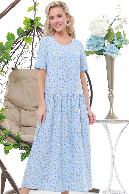 DStrend Платье 301610 П-3948-0002-03 Голубой