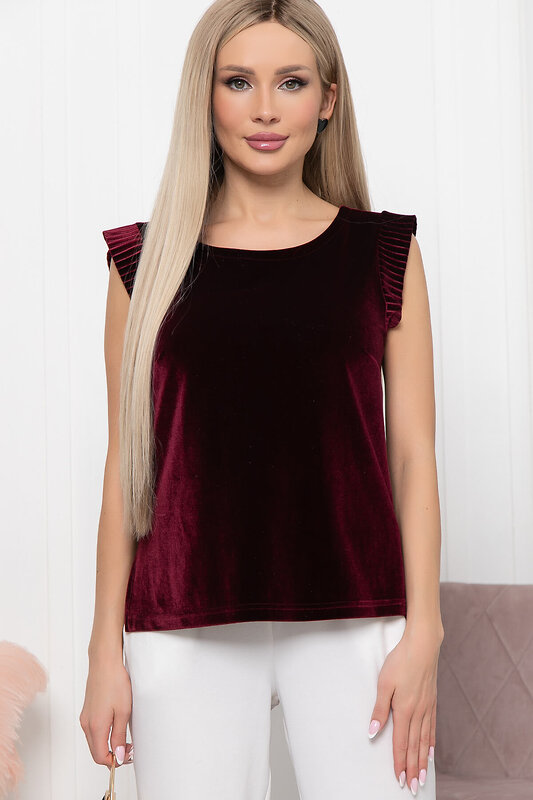 LT Collection Топ 301697 Б5929 бордовый