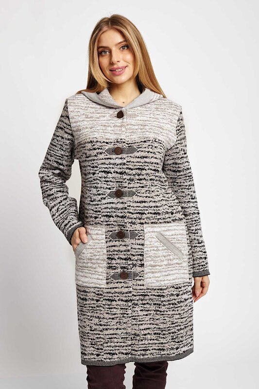 Ankoli Кардиган 301928 К 1323 кофейный микс