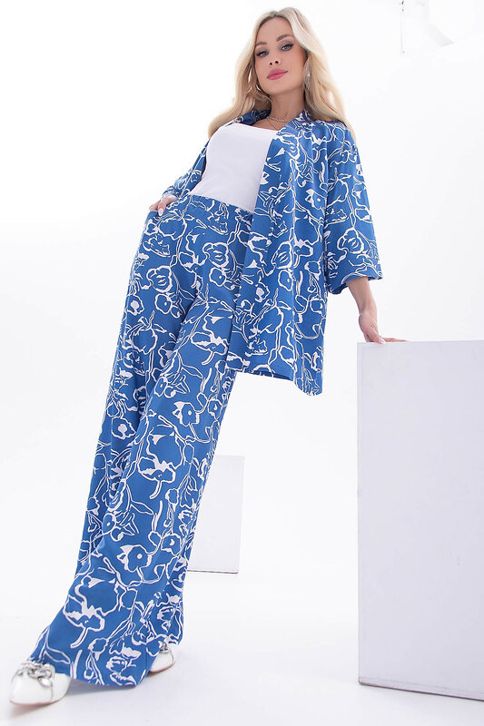 LT Collection Костюм 302092 К6004 синий