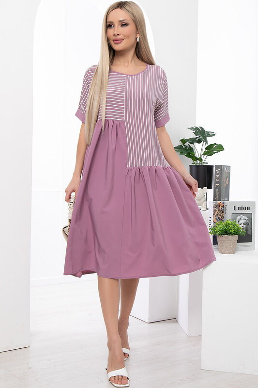 LT Collection Платье 302233 П5970 пыльно-розовый