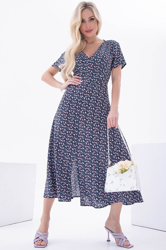 LT Collection Платье 302483 П5991 темно-синий