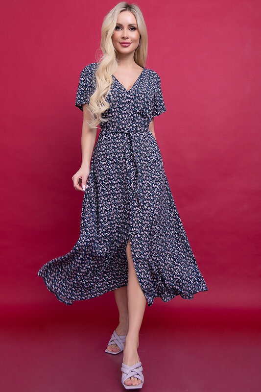 LT Collection Платье 302483 П5991 темно-синий