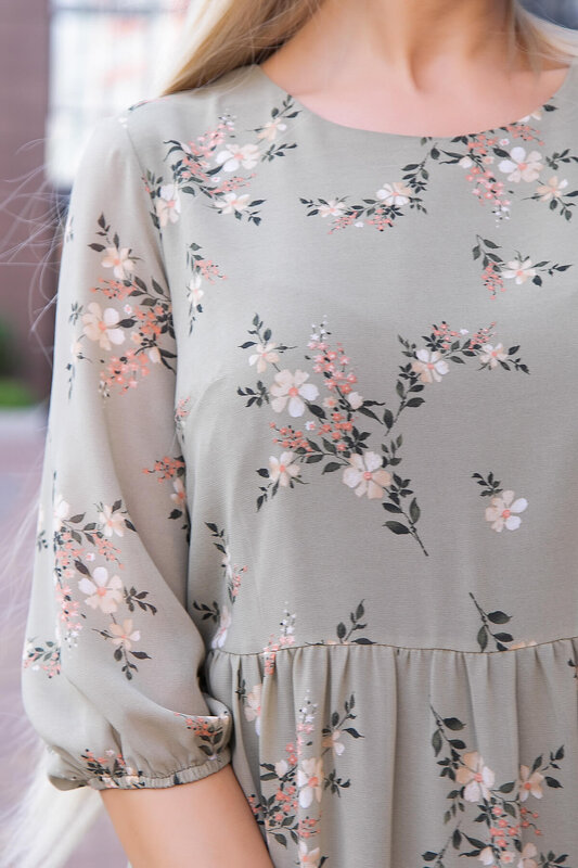 LT Collection Платье 303269 П6073 оливковый