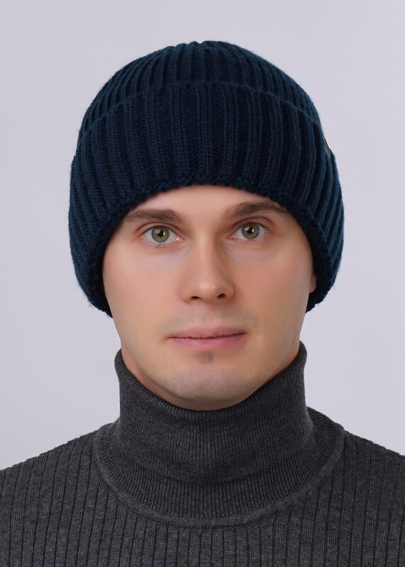 CLEVER Шапка 303549 413331ап флис т.синий