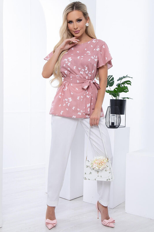 LT Collection Блуза 304908 Б6777 пыльно-розовый