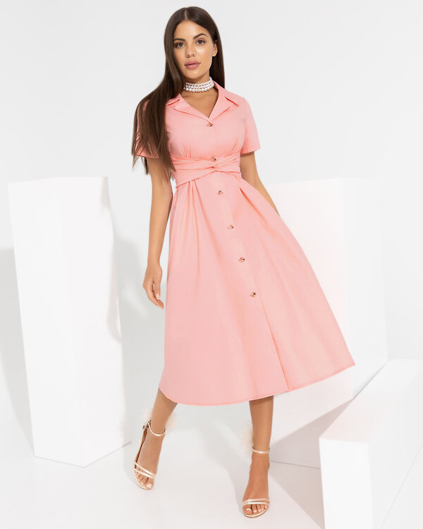 CHARUTTI Платье-рубашка 304996 8710 розовый