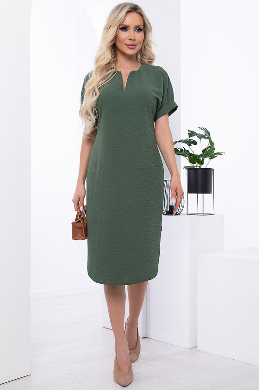 LT Collection Платье 306008 П7053 хаки