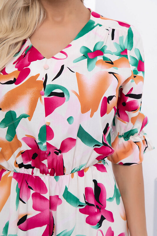 LT Collection Платье 306275 П6758 молочный