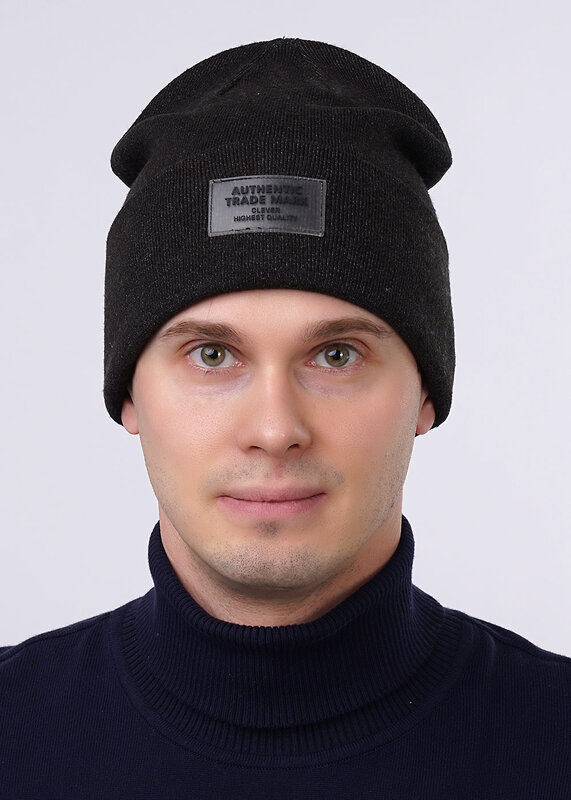 CLEVER Шапка 308215 523491вн меланж т.серый