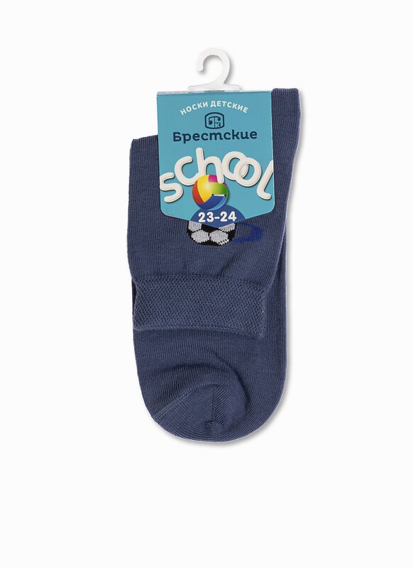 БРЕСТСКИЕ Носки 309143 3081 SCHOOL (с рисунком) ДЖИНС