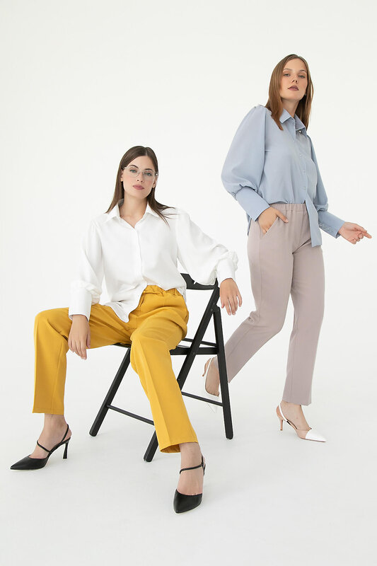 LT Collection Блуза 310954 Б7138 белый