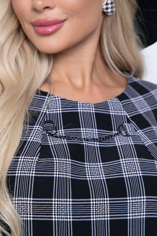 LT Collection Туника 310968 Б7213 серый, чёрный