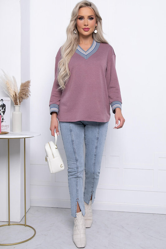 LT Collection Джемпер 313072 Б7279 пыльно-розовый