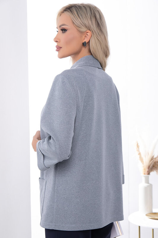 LT Collection Жакет 313463 Б7229 серо-голубой