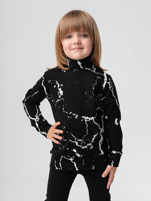 Bodo Водолазка 315432 7-245U черный (мрамор)