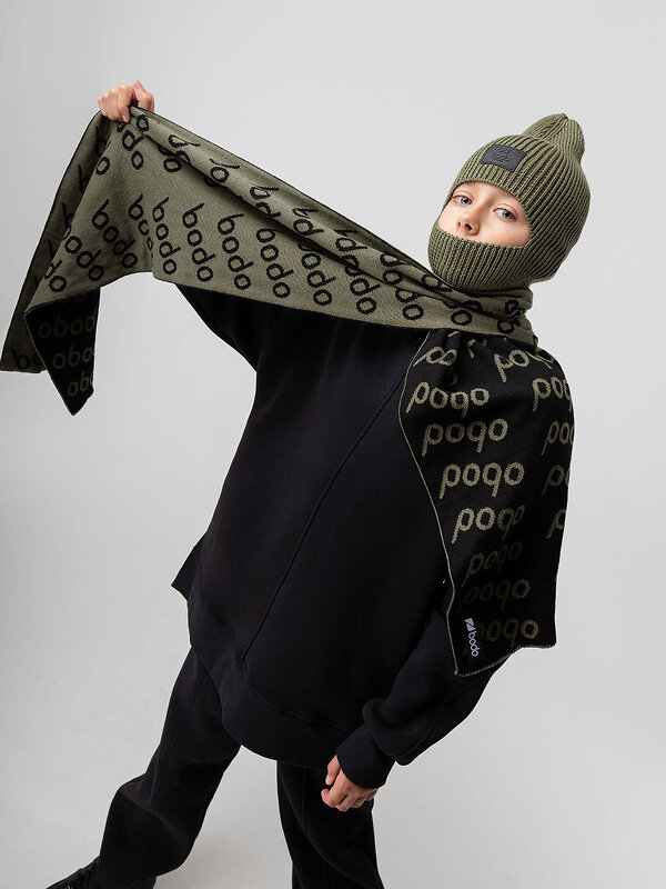 Bodo Шарф 316348 12-129 хаки (черный)
