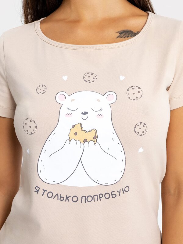 MARK FORMELLE Пижама 318117 562215 св.кофейный +мишки на кофейном