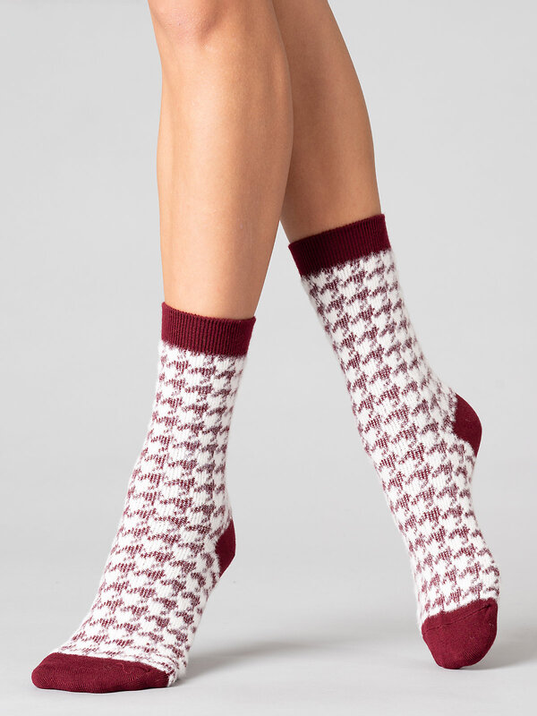 JS Giulia Носки 318465 WS3 WOOL 2301 bordo