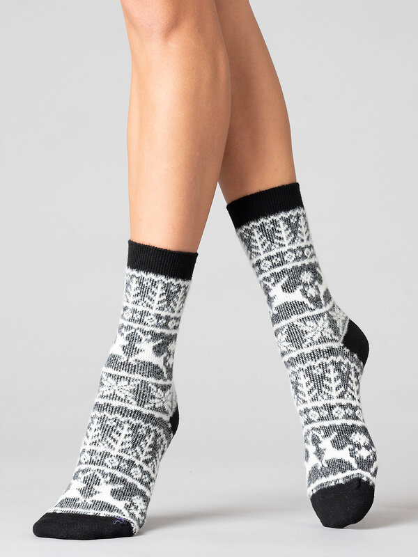 JS Giulia Носки 318473 WS3 WOOL 2302 nero