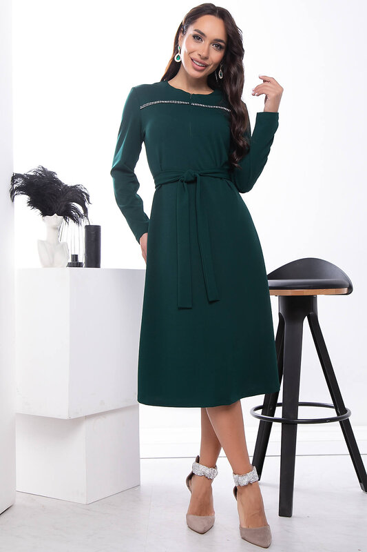 LT Collection Платье 318623 П7564 изумрудный