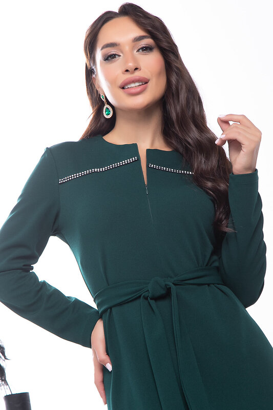 LT Collection Платье 318623 П7564 изумрудный