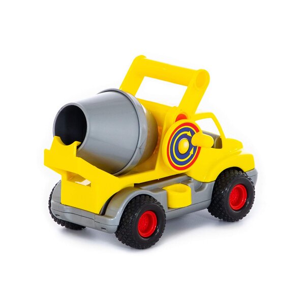 Wader "КонсТрак", автомобиль-бетоновоз (жёлтый) (в сеточке) 320851 0797 