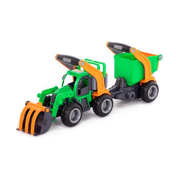 Wader "ГрипТрак", трактор-погрузчик с полуприцепом (в коробке) 321022 37411 