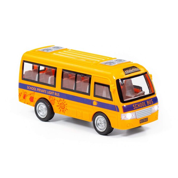 Полесье "Школьный автобус", автомобиль инерционный (со светом и звуком) (в коробке) 322499 78971 