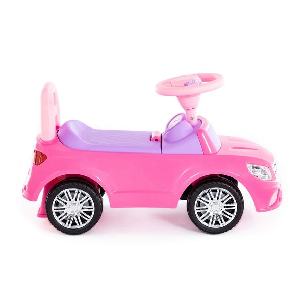 Полесье Каталка-автомобиль "SuperCar" №3 со звуковым сигналом (розовая) 322757 84491 