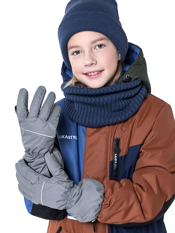 NIKASTYLE Перчатки 328284 15з6123 серый
